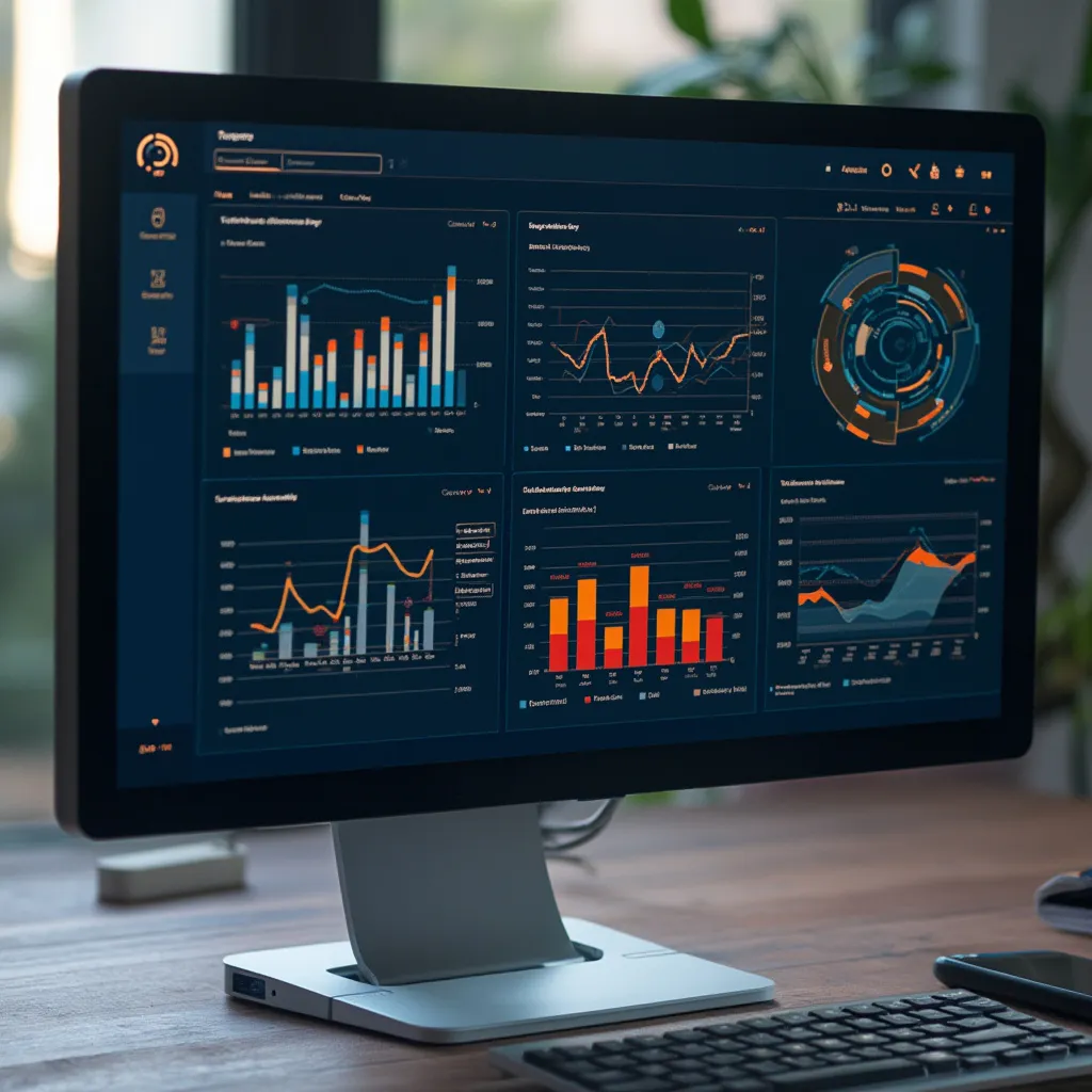 Ukážka dashboardu dátovej analytiky